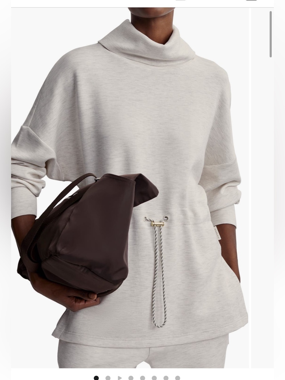 Varley Freya Funnel Neck Sweatshirt- size Medium